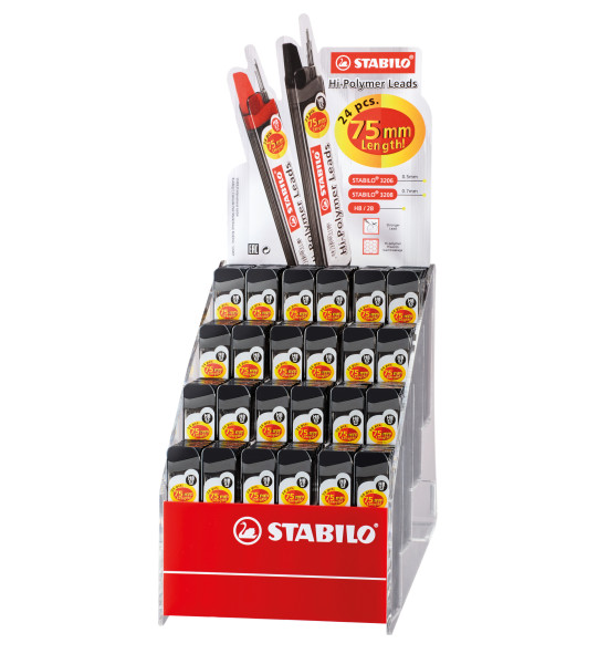 Minas para Portaminas, HB, 0.5 mm, 120 Tubos x 24 pzas. Exh x 120